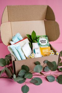 Photo of a period subscription box from Lady Box. 