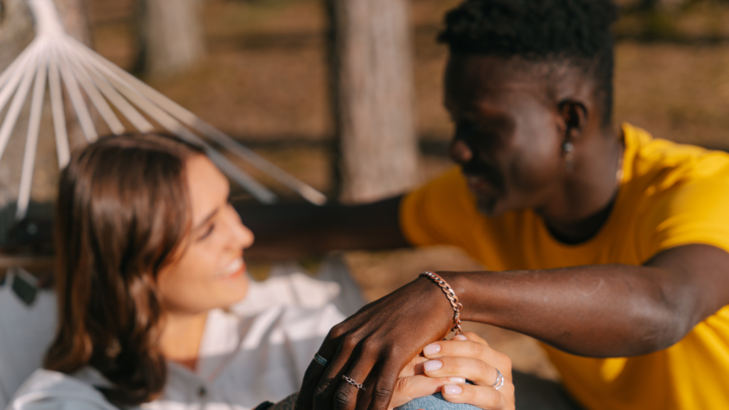 a man and a woman talk about why it's important for men to understand menstruation.